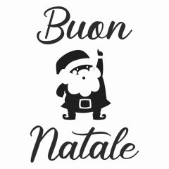 Timbro Manuale in Legno Buon Natale