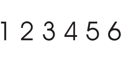 Preview of Self-inking Numbering Stamp 4836