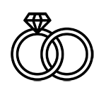 Preview of Sigillo per Matrimonio con Logo Ø30mm